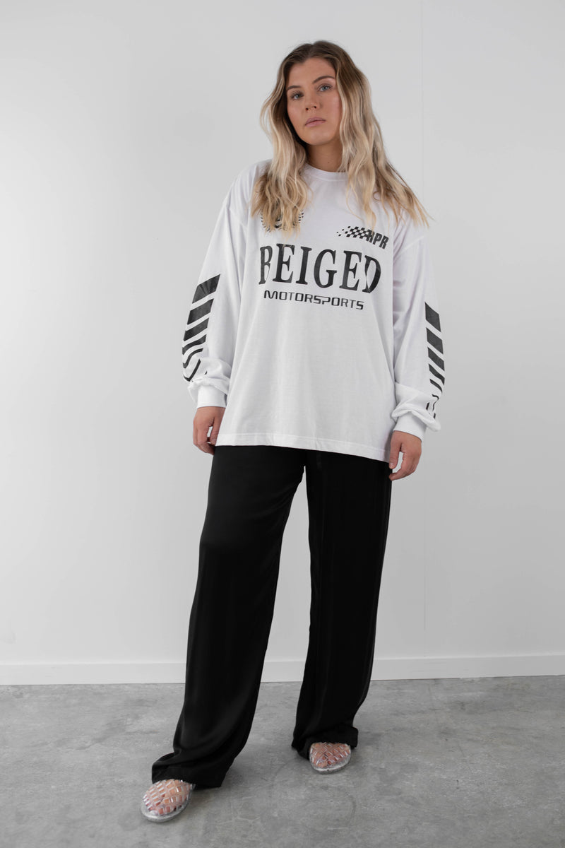 SPECTRUM LS TEE / WHITE [50%OFF]