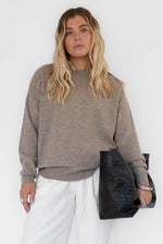 Cashmere Crewneck - Deep Sand