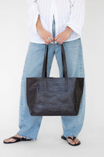 Croc Tote - choc