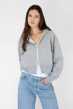 Marle grey zip up sweater