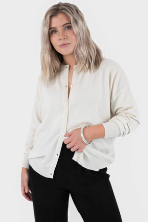 Cashmere Cardigan - Vanilla