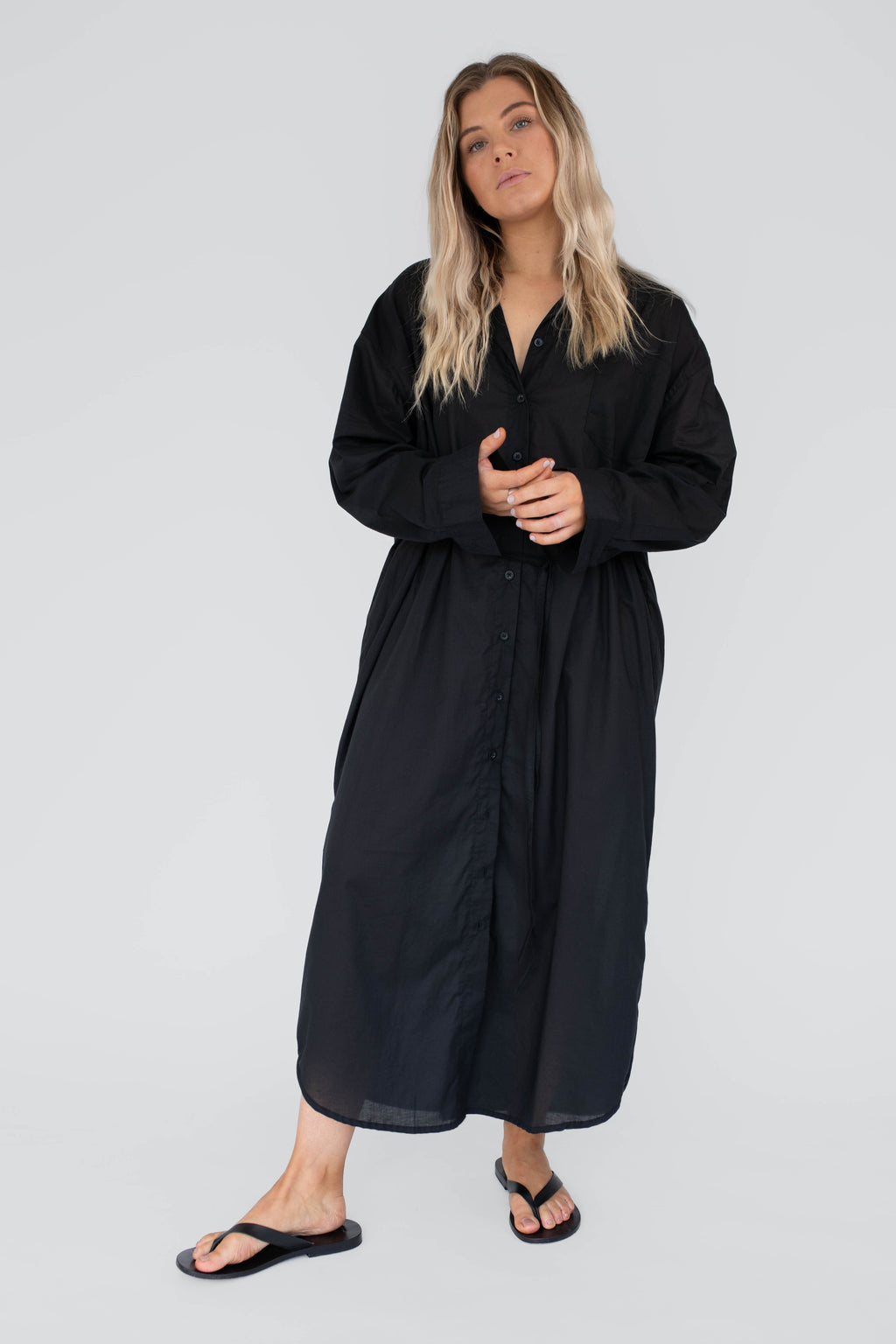 Lagoon dress - black