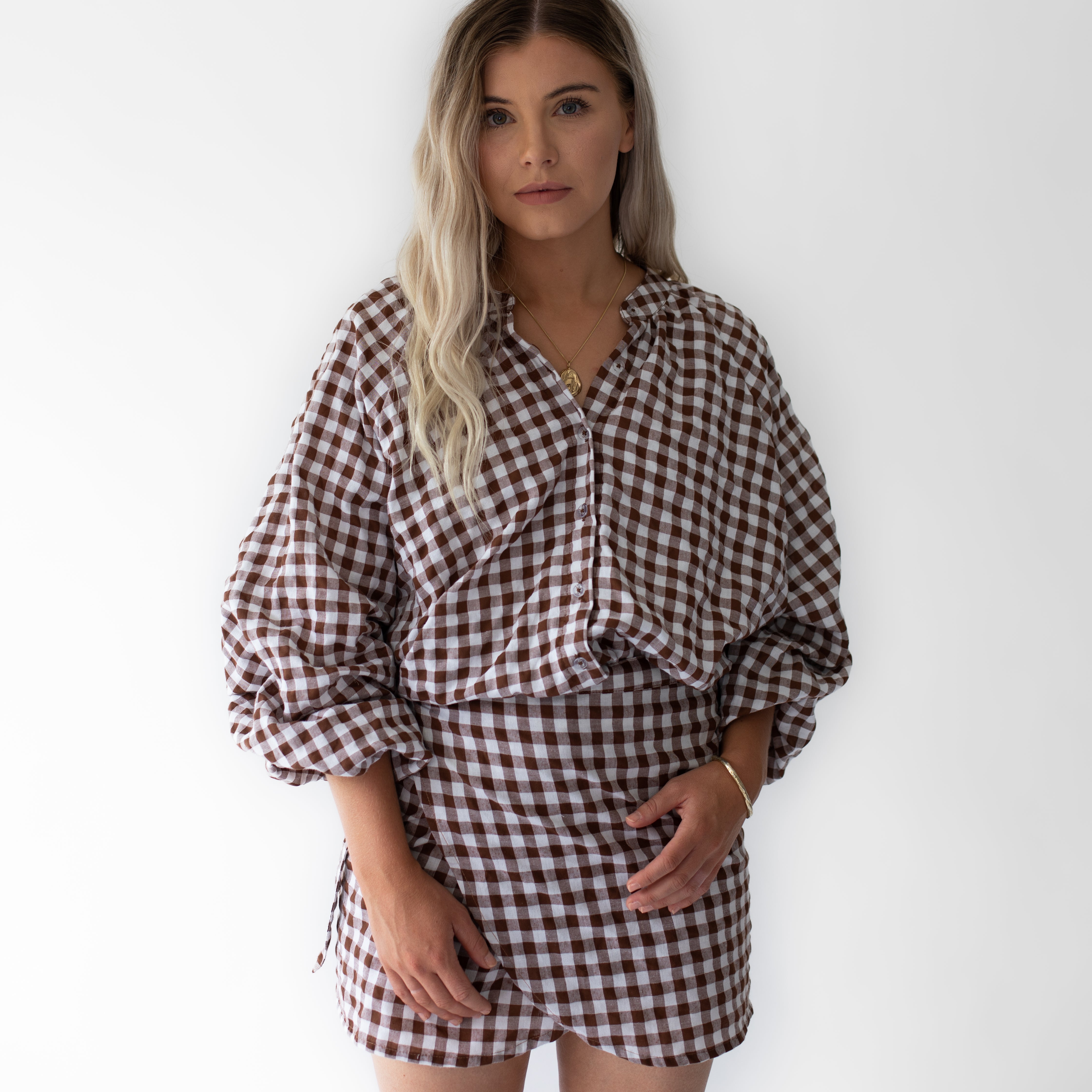 Cisco Shirt - Brown Gingham