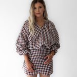 Cisco Shirt - Brown Gingham