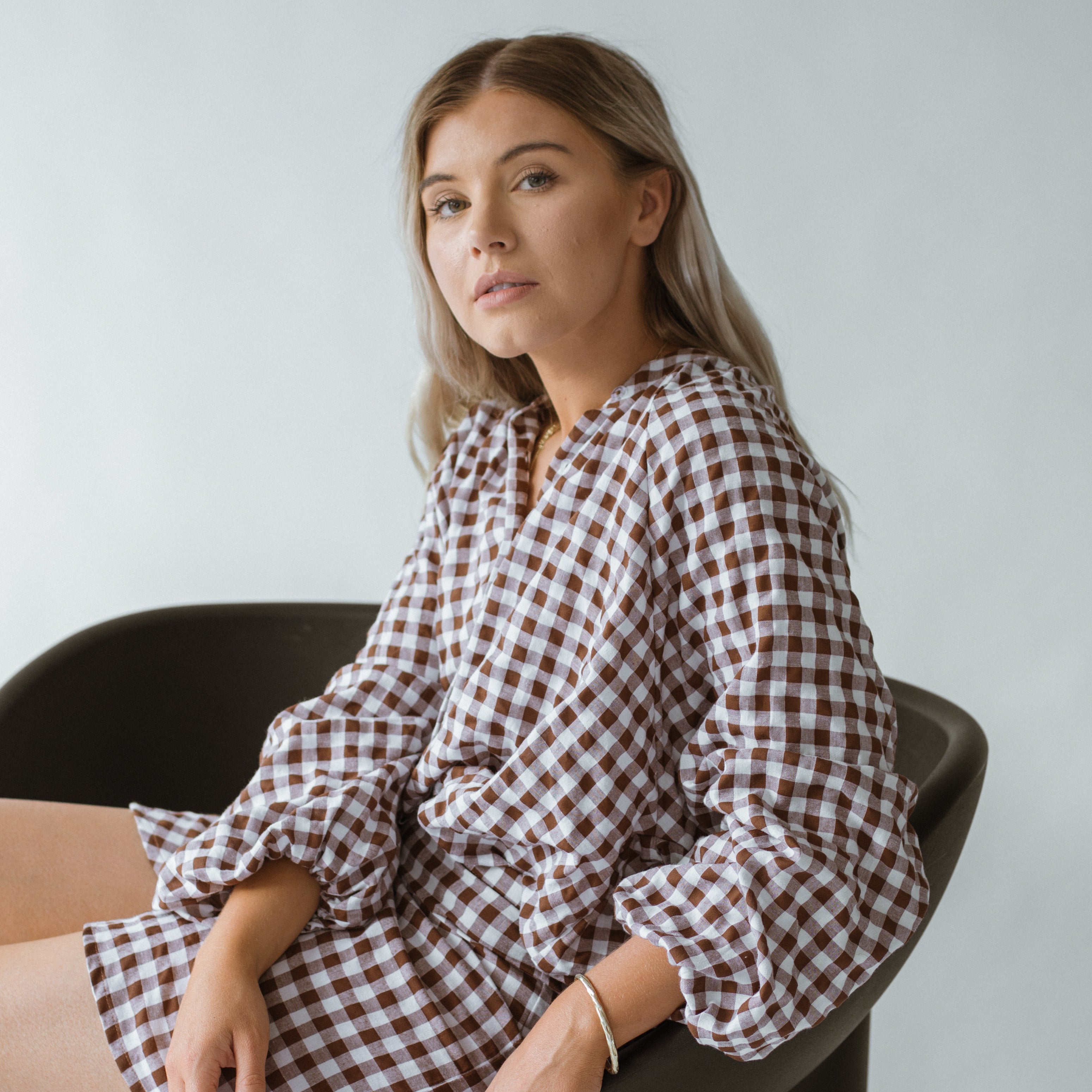 Cisco Shirt - Brown Gingham