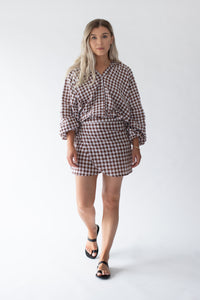 Cisco Shirt - Brown Gingham