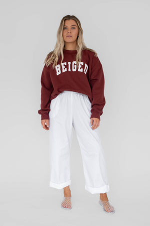 Varsity Sweater - Maroon