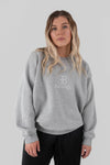 Embroidery Sweater - Marle Grey