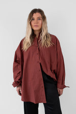 Willa Shirt - Maroon