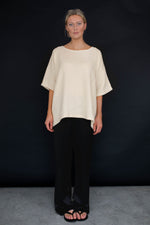 Oversized Tee - Fawn Muslin