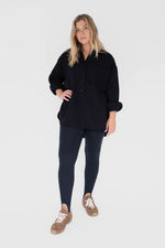 Everyday shirt - black muslin