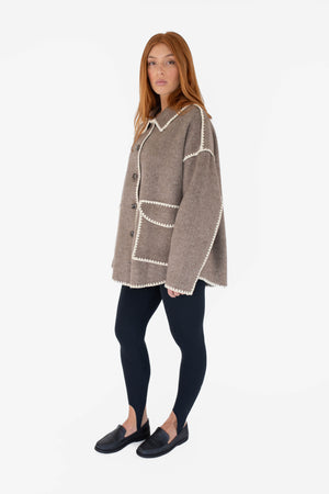 Sienna Coat - Brown