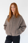 Wool bomber - Brown