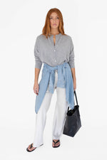 Cashmere Cardigan - Marle Grey