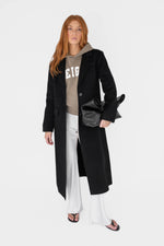 Wool blazer coat - Black
