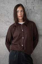 Cashmere Cardigan - Chocolate