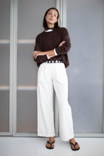 Cashmere Crewneck - Chocolate