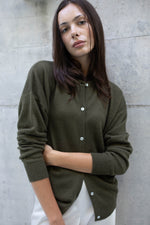 Cashmere Cardigan - Khaki