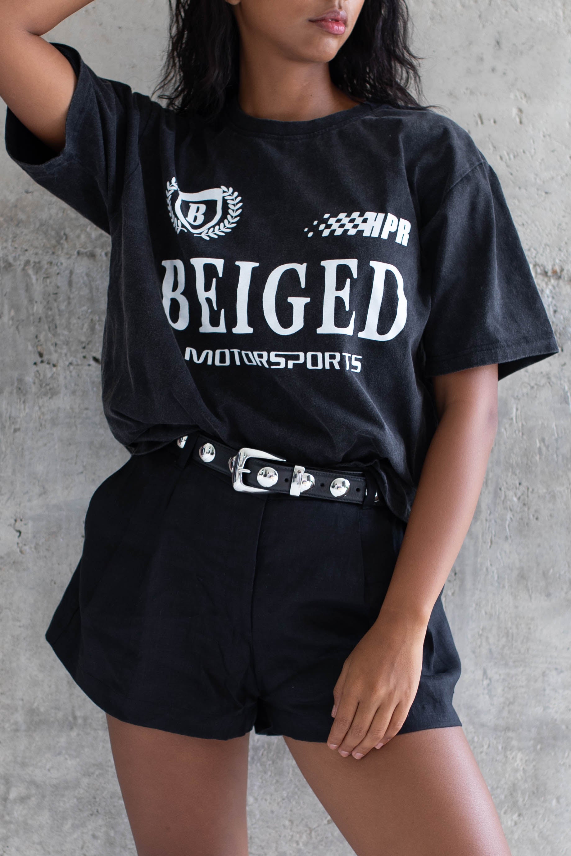 Tailored shorts - black