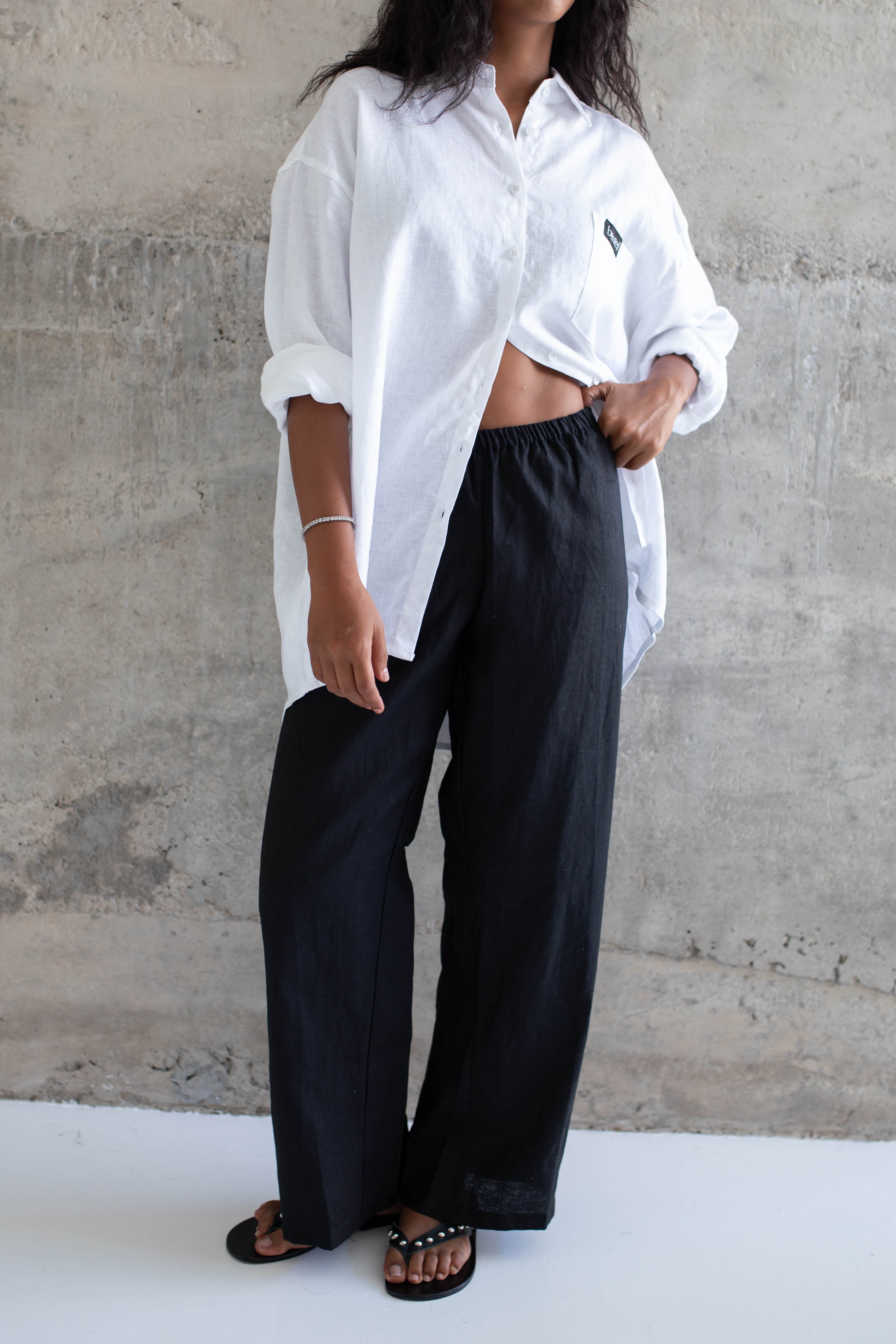Everyday shirt - white linen