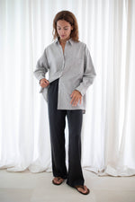 Everyday shirt - khaki houndstooth