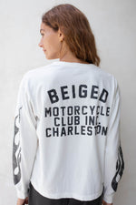 Motorcycle Inc classic LS tee - White