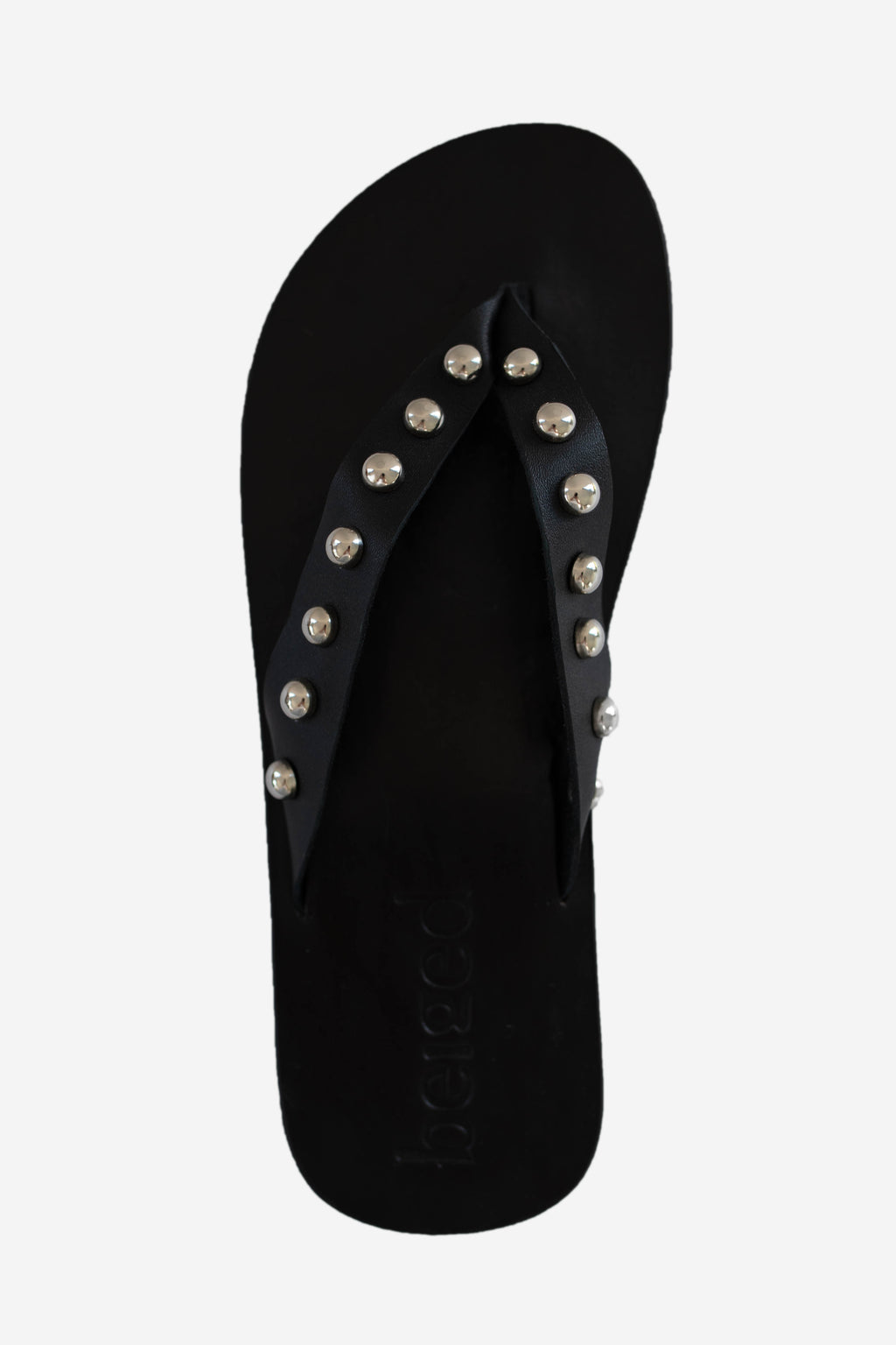 Preorder Studded leather flip flops