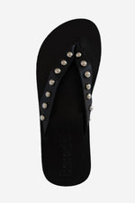 Preorder Studded leather flip flops