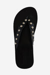 Preorder Studded leather flip flops