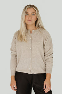 Preorder Cashmere Cardigan - Oatmeal