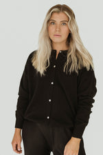 Cashmere Cardigan - Black
