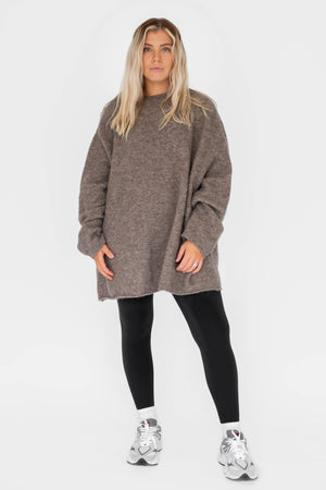 Preorder The Cosy Sweater - Brown