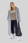 Preorder Chloe coat - marle grey