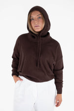 Cashmere hood - Chocolate