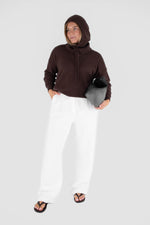 Cashmere hood - Chocolate