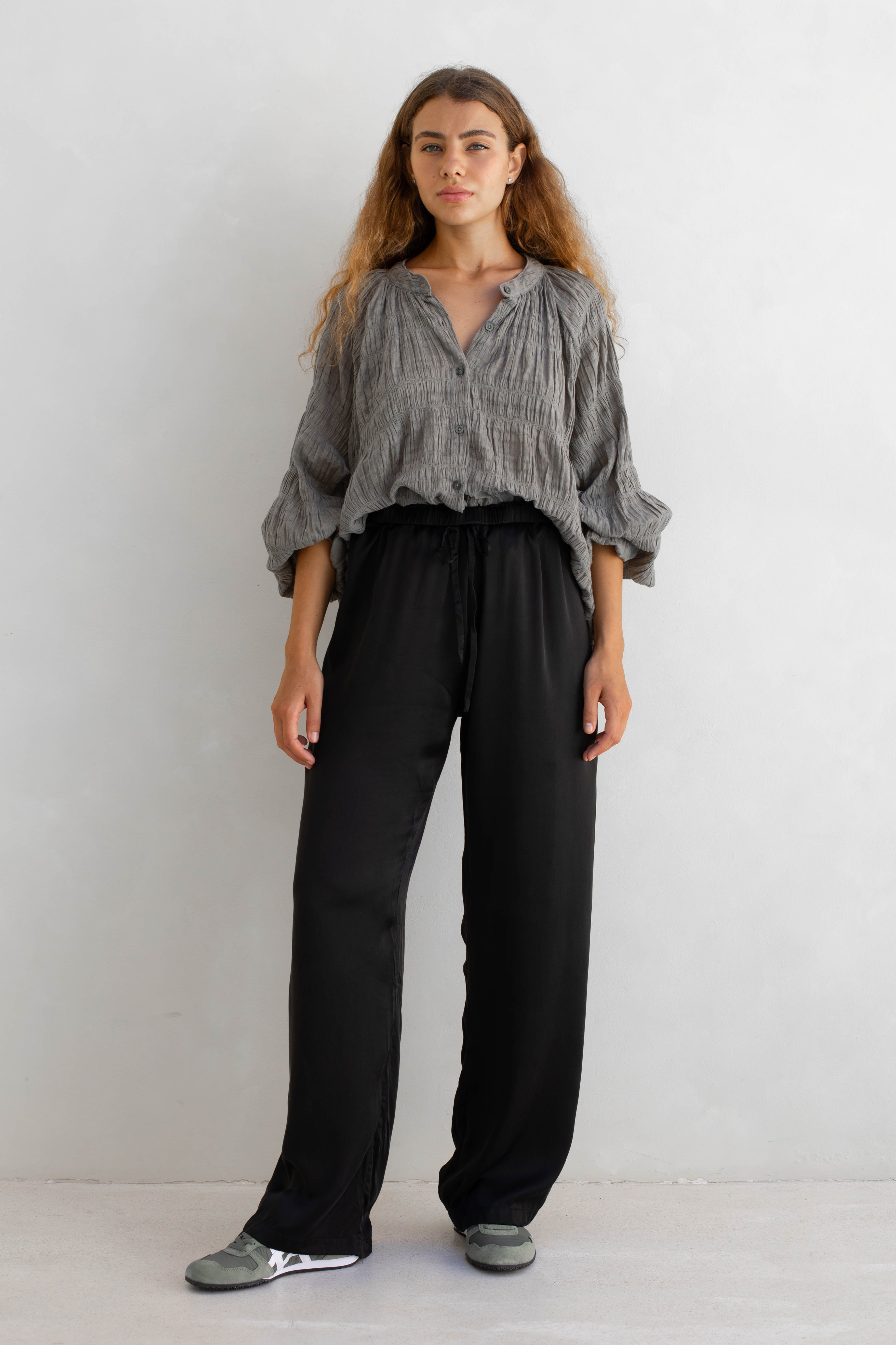 Silk Pants - Black