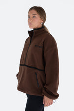 Essential logo fleece - Chocolate