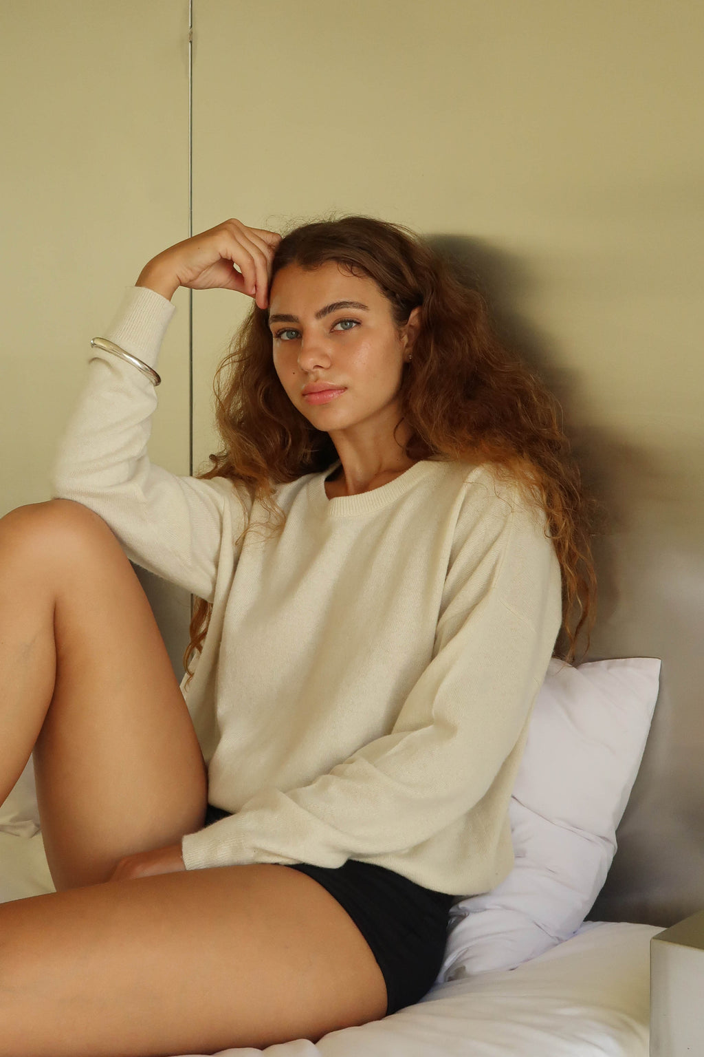 Cashmere Crewneck - Vanilla