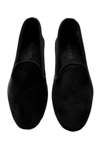 Suede loafer - Black