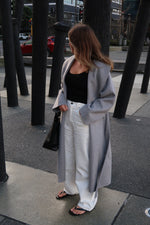 Chloe coat - marle grey