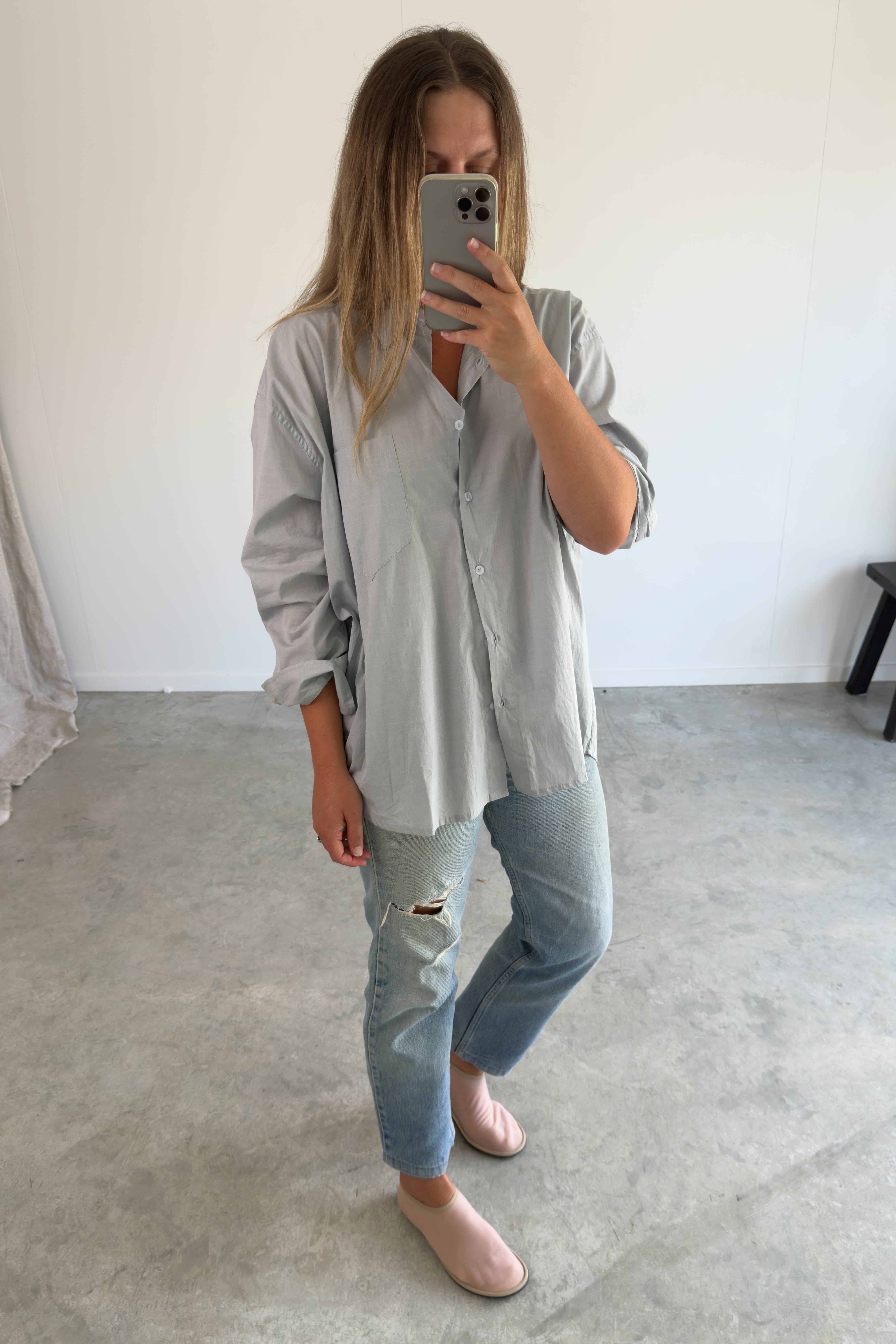 Everyday shirt - blue grey