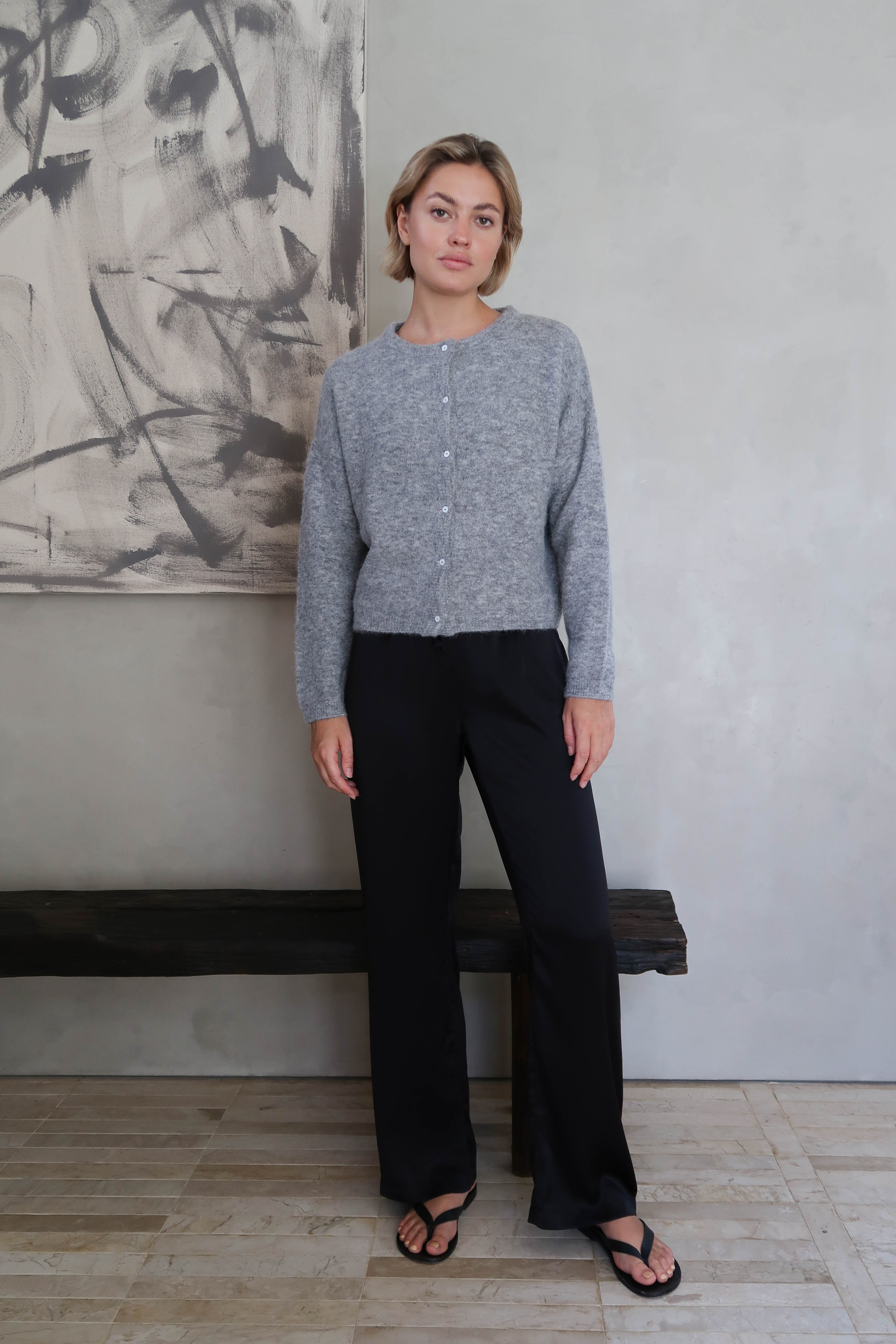 Cosy Cardi - Marle grey