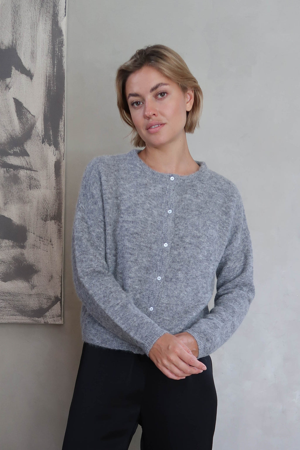 Cosy Cardi - Marle grey