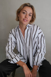 Everyday shirt - brown stripe