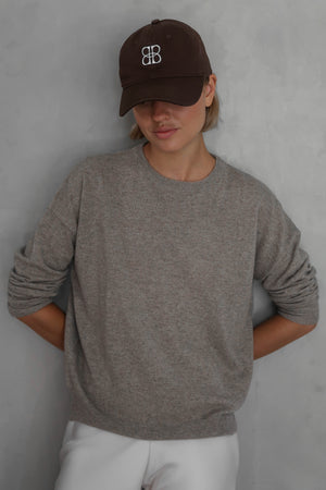 Cashmere Crewneck - Brown