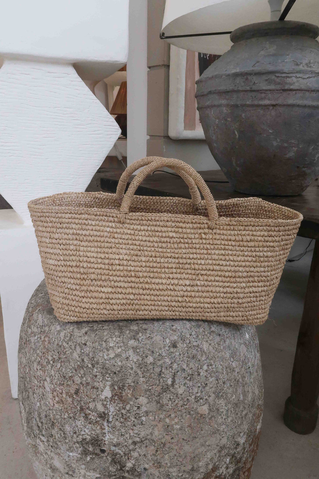 Raffia Hugo bag