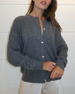 Cashmere Cardigan - Dark Grey