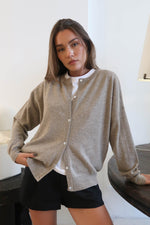 Cashmere Cardigan - Brown