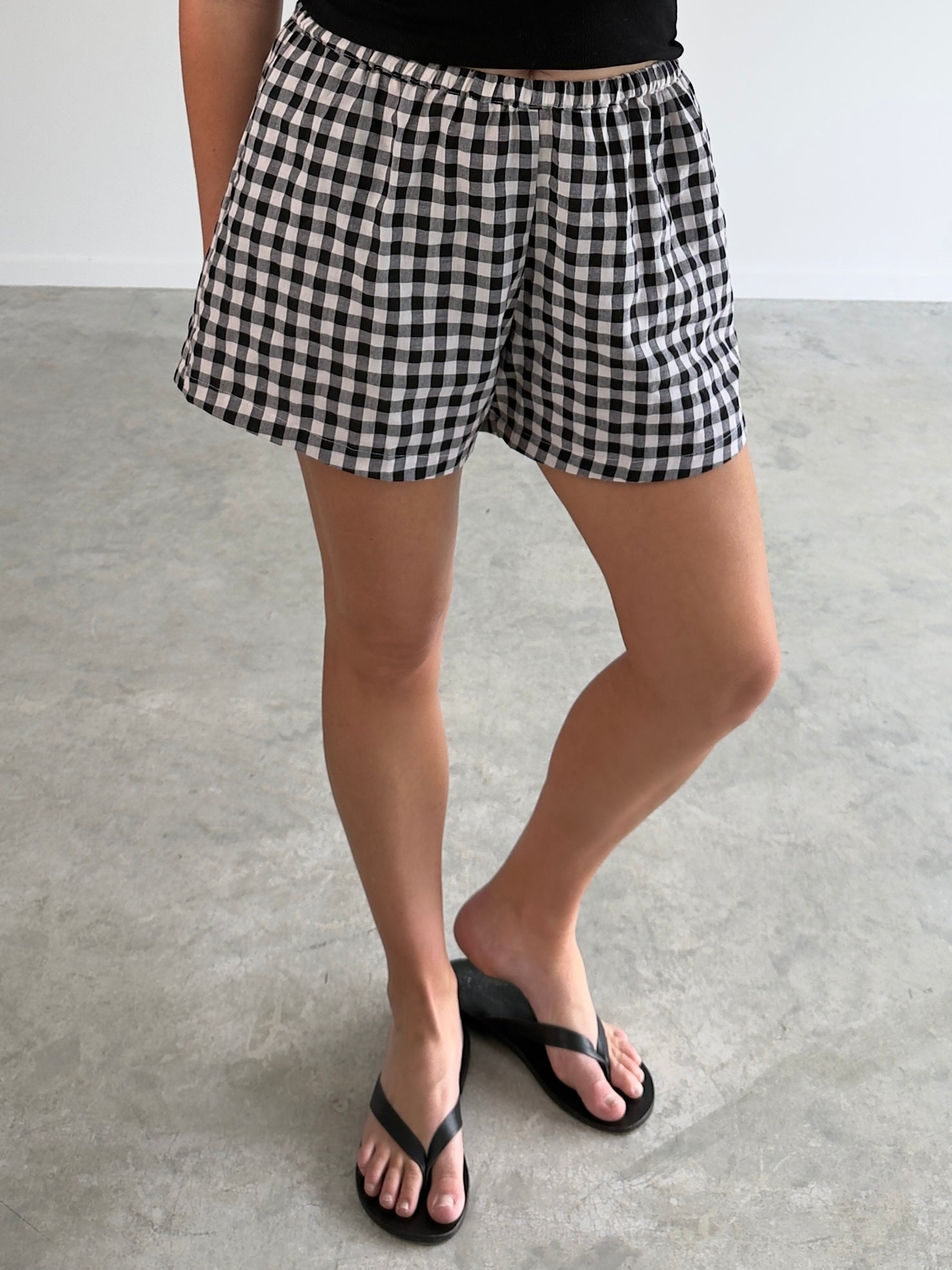 Gingham shorts