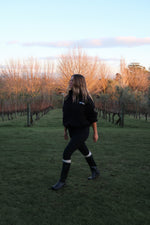Essential logo fleece - black